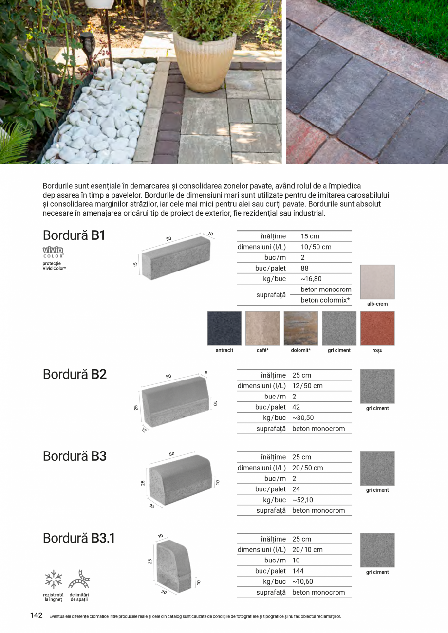 Pagina 142-Catalog - Elis Pavaje - 2024-2025 - Garduri modulare din beton vibropresat ELIS PAVAJE Catalog,...