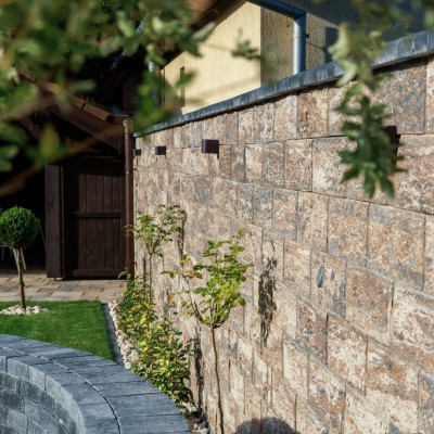 ELIS PAVAJE Gard din element gard Siena 2 - Dolomit - Garduri modulare din beton vibropresat