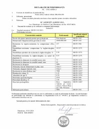 Declaratie de performanta piatra Andezit