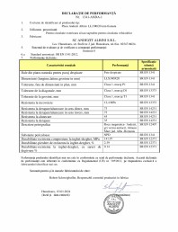 Declaratie de performanta placa Andezit fiamata
