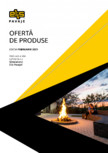 Oferta de produse Elis Pavaje - Editia Februarie 2021 - Mobilier din beton pentru curte si