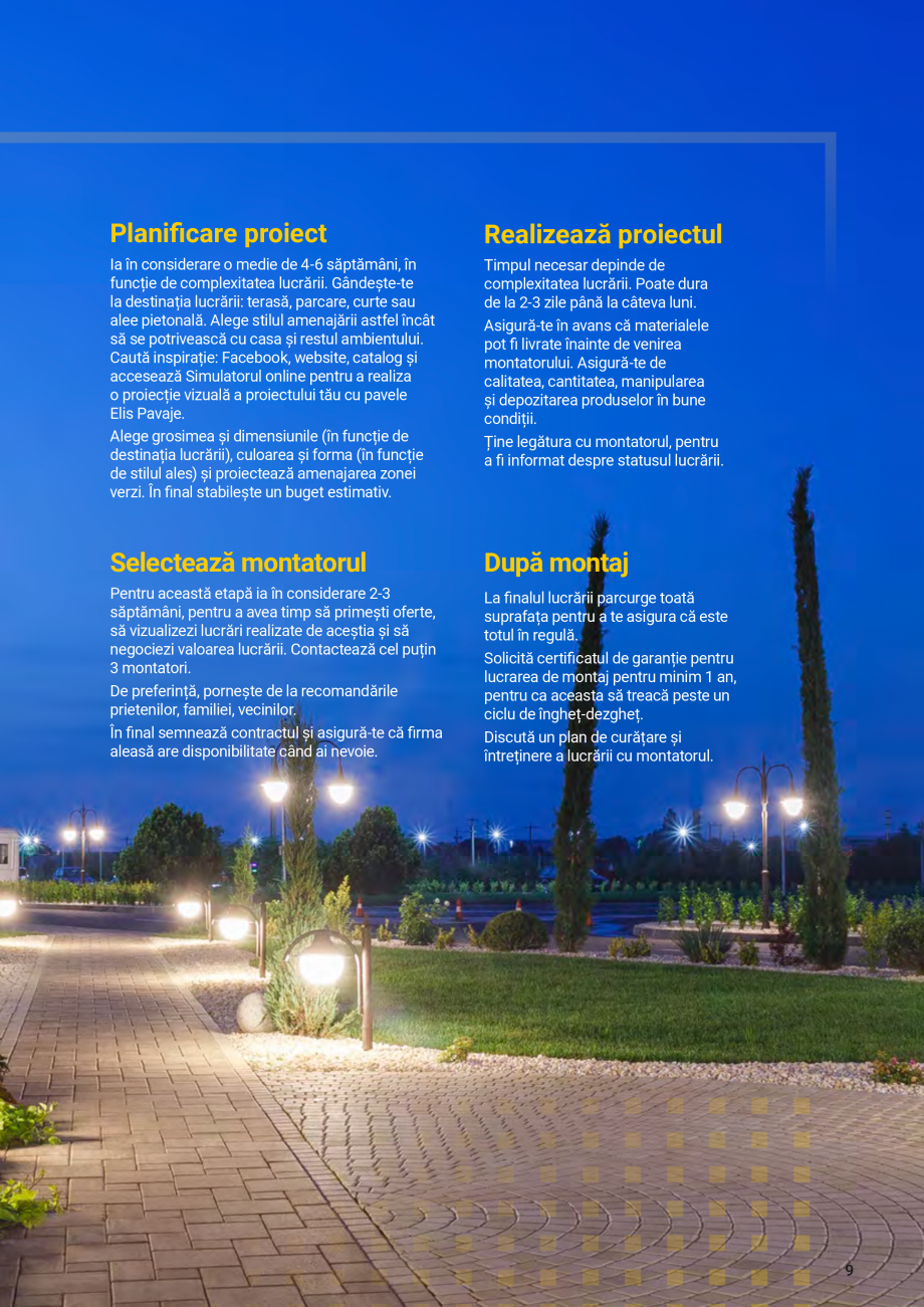 Pagina 9-Catalog - Elis Pavaje - 2024-2025 - Mobilier din beton pentru curte si gradina ELIS PAVAJE Catalog, ...