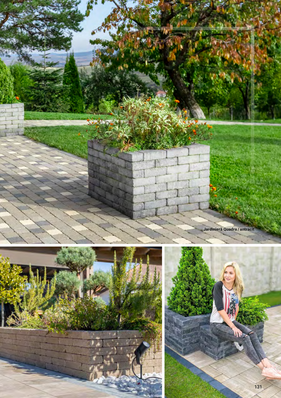 Pagina 131-Catalog - Elis Pavaje - 2024-2025 - Mobilier din beton pentru curte si gradina ELIS PAVAJE Catalog, ...