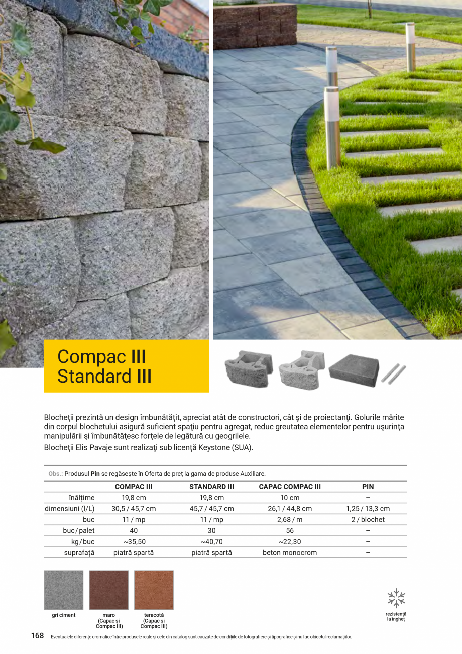 Pagina 168-Catalog - Elis Pavaje - 2024-2025 - Mobilier din beton pentru curte si gradina ELIS PAVAJE Catalog, ...