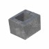 Element gard de jumatate Citadin - Negru temperat Element gard de jumatate Citadin