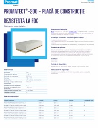 Placa de constructie rezistenta la foc