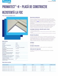 Placa de constructie rezistenta la foc