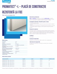 Placa de constructie rezistenta la foc