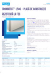 Placa de constructie rezistenta la foc PROMAT - PROMATECT®-L500
