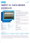 Placa de constructie rezistenta la foc PROMAT - PROMATECT®-AD