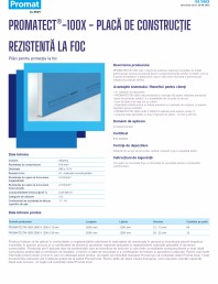 Placa de constructie rezistenta la foc