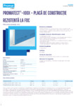 Placa de constructie rezistenta la foc PROMAT - PROMATECT®-100X