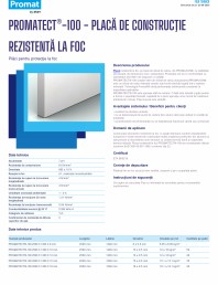 Placa de constructie rezistenta la foc