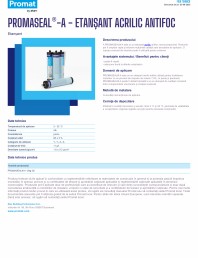 PROMASEAL&reg;-A - ETANȘANT ACRILIC ANTIFOC