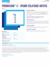 Spuma izolatoare antifoc