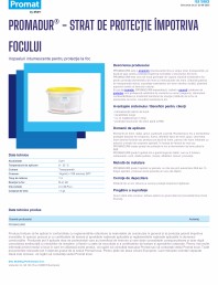 Strat de protecţie &icirc;mpotriva focului 