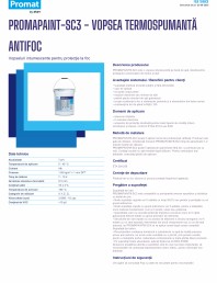 Vopsea termospumantă antifoc