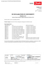 Declaratie de conformitate - Controale pentru incalzirea in pardoseala - Danfoss EU-UK 10000066562.01 DANFOSS