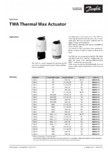 Actuator TWA Thermal Wax  DANFOSS - TWA-A 230V NC