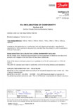 Declaratie de conformitate - Actuator - Danfoss EU-UK VJSBU102.06 DANFOSS - TWA-A 230V NC