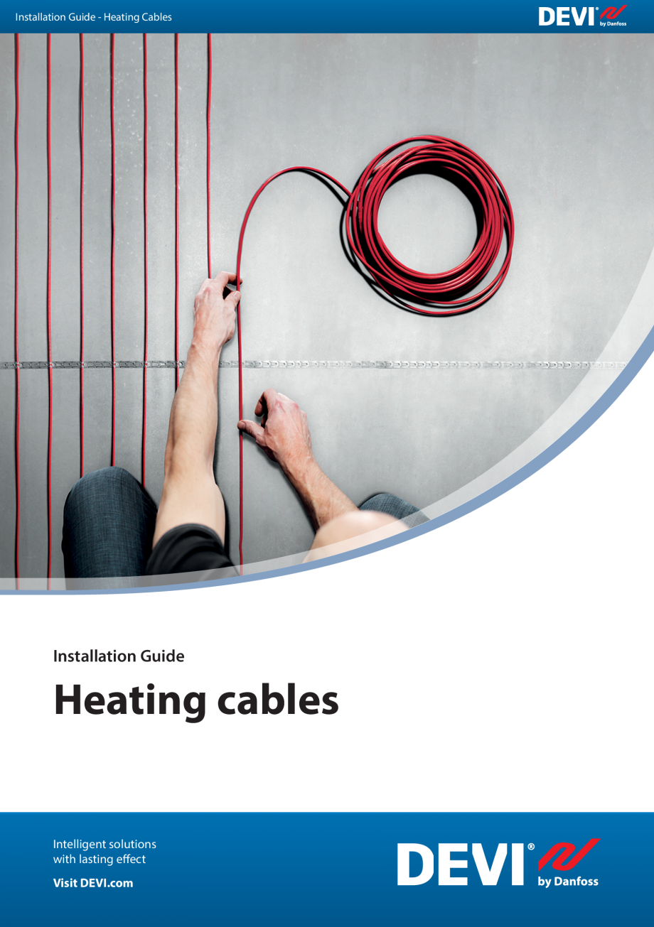 Pagina 1 - Ghid de instalare pentru cabluri electrice de incalzire DEVI Instructiuni montaj,...