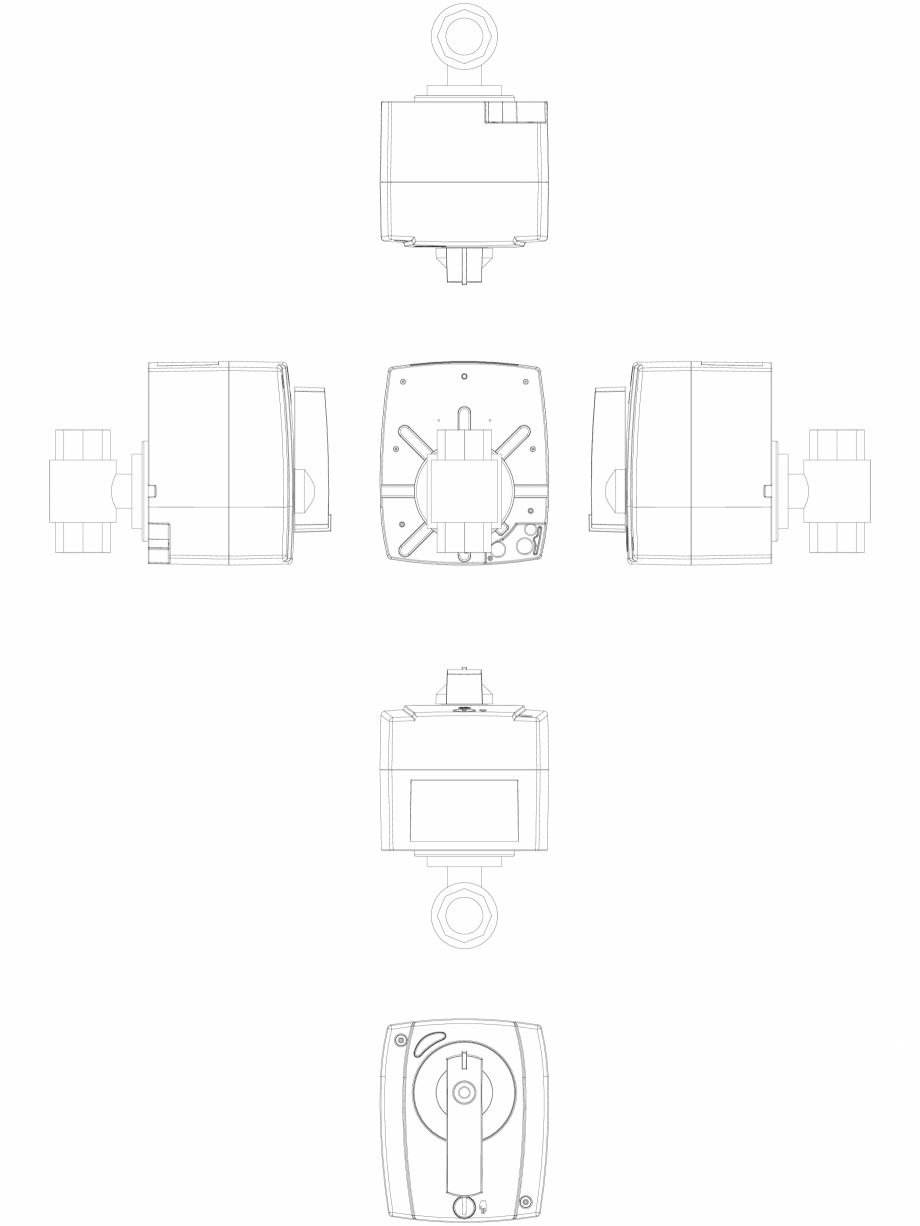 Pagina 1 - CAD-DWG 2D CAD - vana zonala ON/OFF DANFOSS Detaliu de produs AMZ 112 