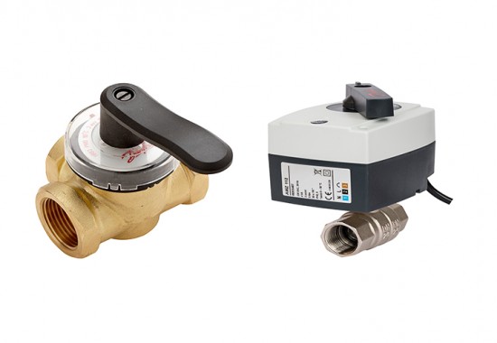 Vane, valve, automatizari pentru incalzire sau racire DANFOSS