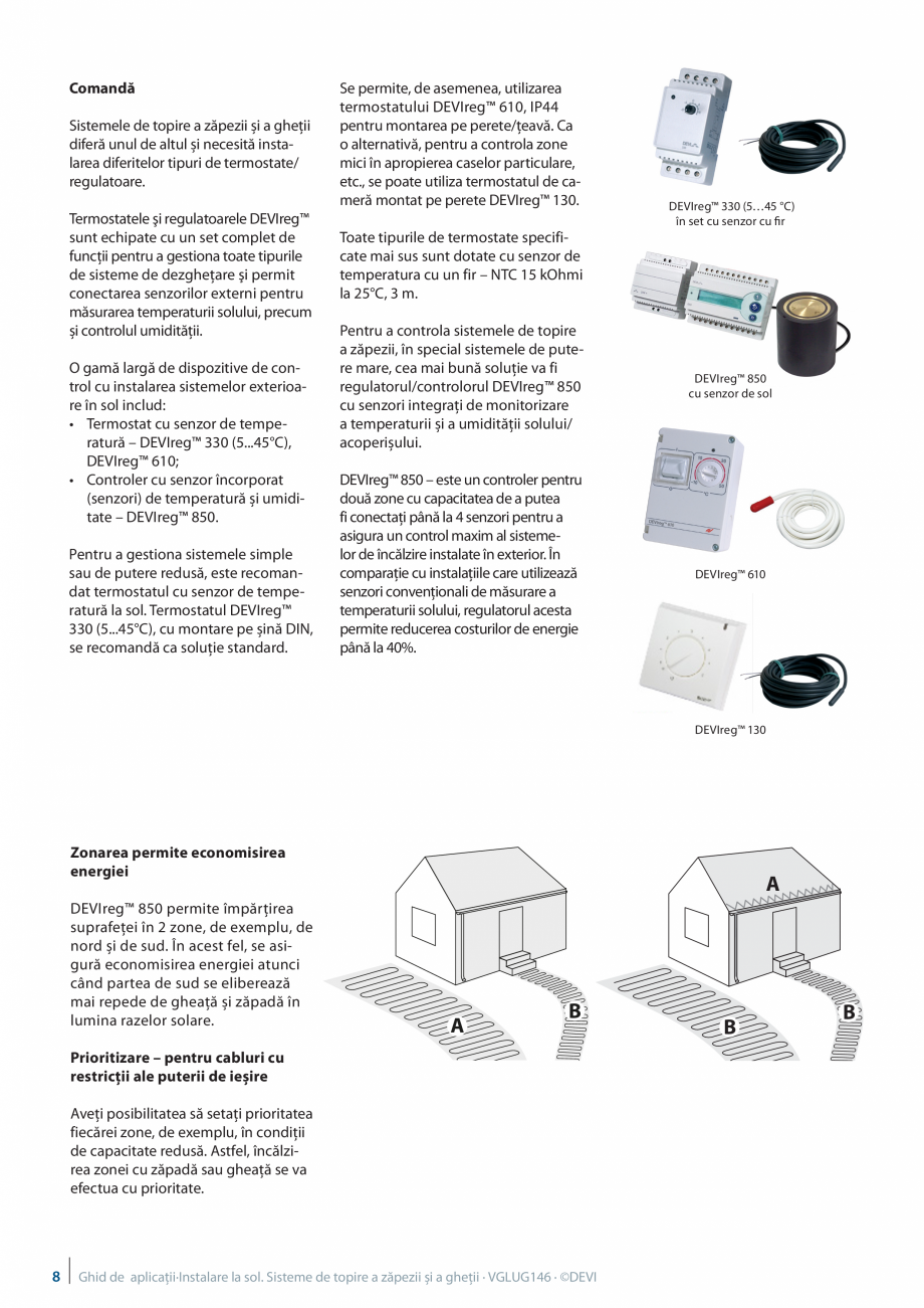 Pagina 8 - Ghid de aplicatii - Sisteme de topire a zapezii si ghetii DEVI Catalog, brosura Romana � ...
