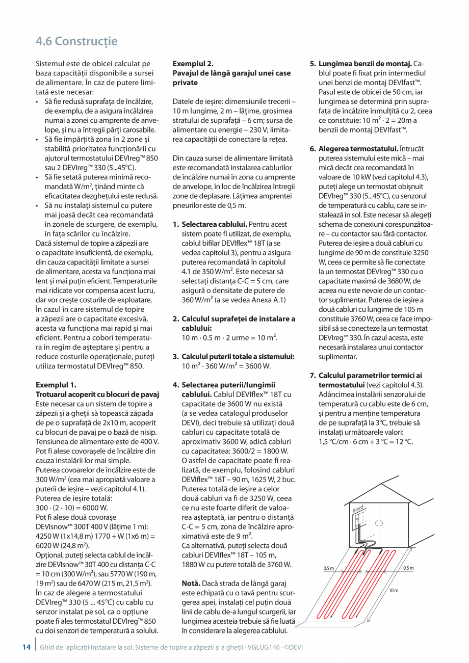Pagina 14 - Ghid de aplicatii - Sisteme de topire a zapezii si ghetii DEVI Catalog, brosura Romana...