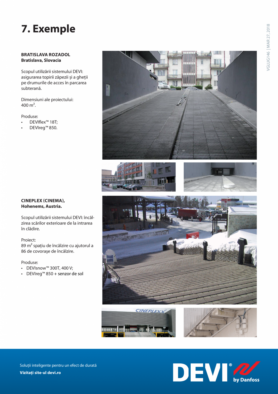 Pagina 24 - Ghid de aplicatii - Sisteme de topire a zapezii si ghetii DEVI Catalog, brosura Romana 
...