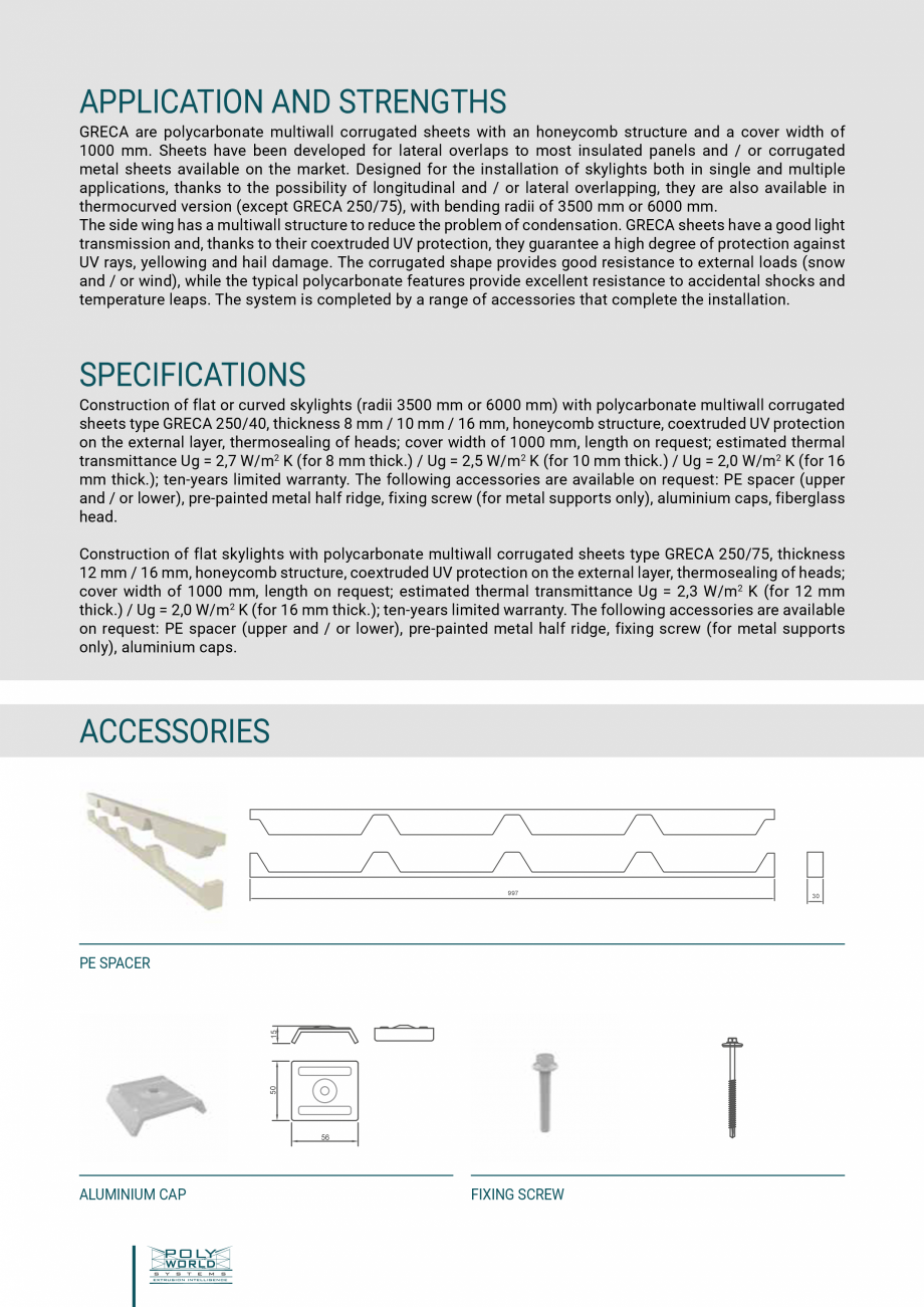 Pagina 8-Sisteme policarbonat pentru luminatoare GEPLAST COVERTECH Fisa tehnica Engleza ayer of
claim
gniz...