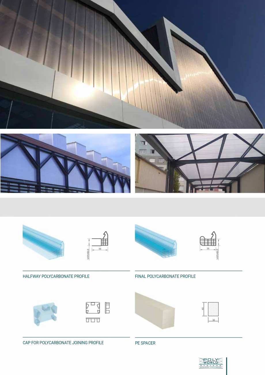 Pagina 19 - Sisteme policarbonat pentru luminatoare GEPLAST GRECA, REVERS, NUT-FEDER WALL, COVERTECH...