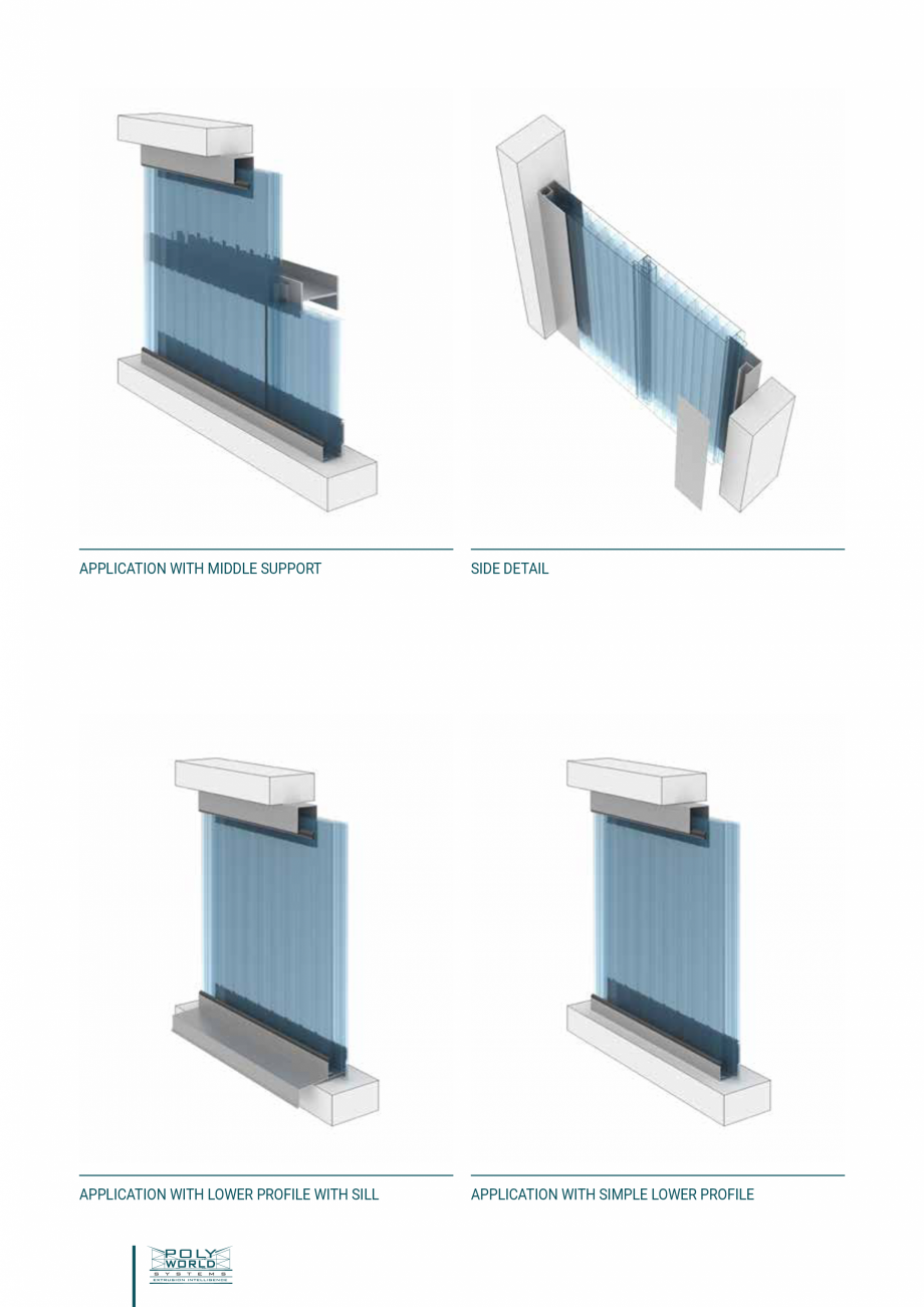 Pagina 24-Sisteme policarbonat pentru luminatoare GEPLAST COVERTECH Fisa tehnica Engleza TECTION, FOR ROOFINGS...