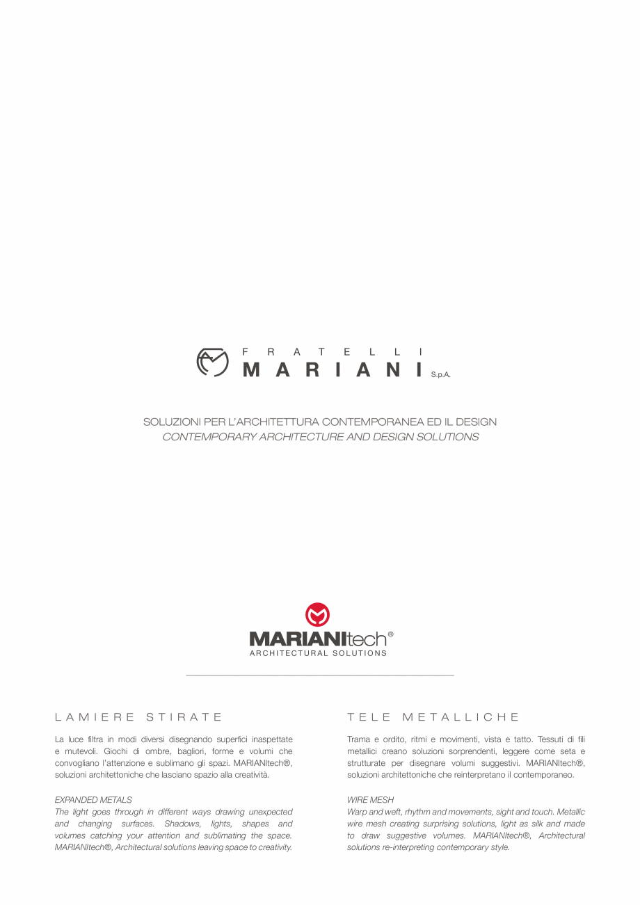 Pagina 3 - Tabla expandata pentru constructii MARIANITECH® MARIANITECH® Catalog, brosura...
