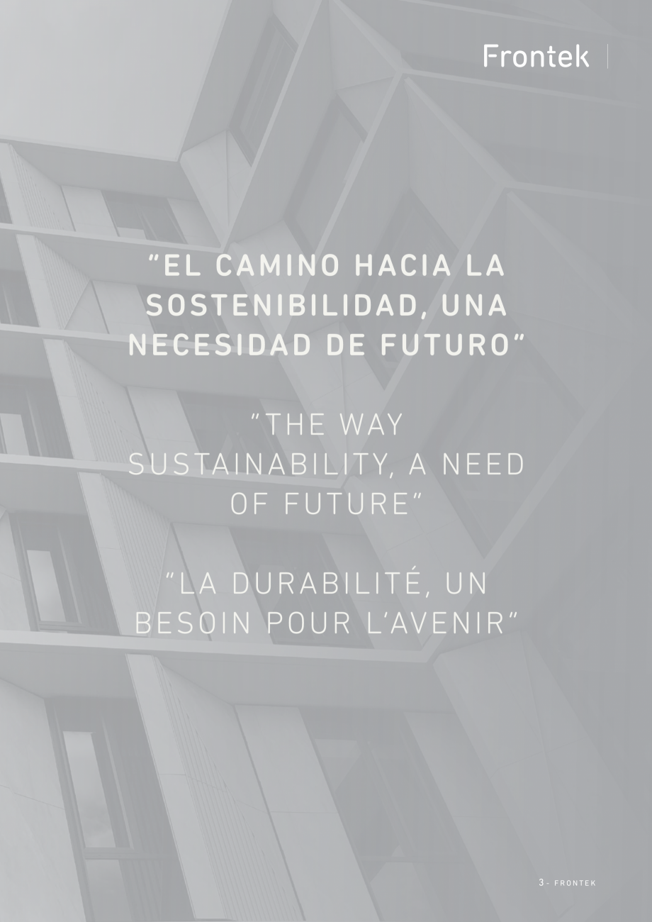 Pagina 4-Catalog produse Frontek Frontek Catalog, brosura Engleza, Franceza, Italiana  THE WAY...