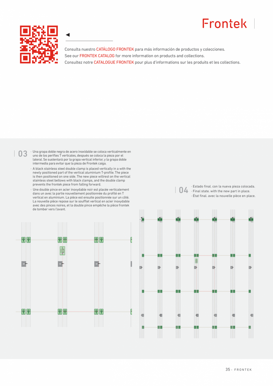 Pagina 36-Catalog produse Frontek Frontek Catalog, brosura Engleza, Franceza, Italiana a de ser funcional y...