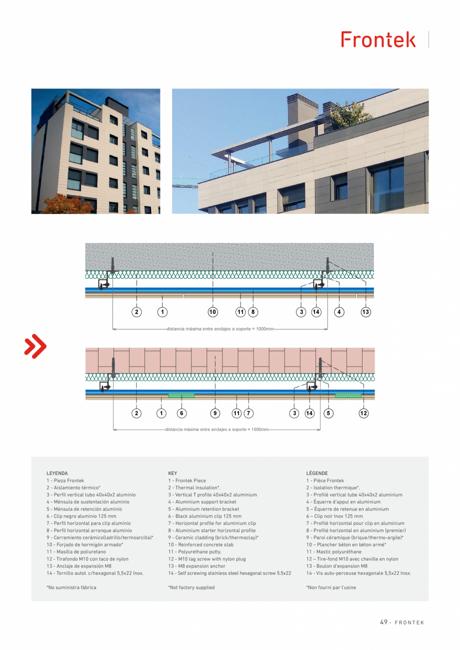 Pagina 50-Catalog produse Frontek Frontek Catalog, brosura Engleza, Franceza, Italiana 5

ESPESOR TEÓRICO DE
...