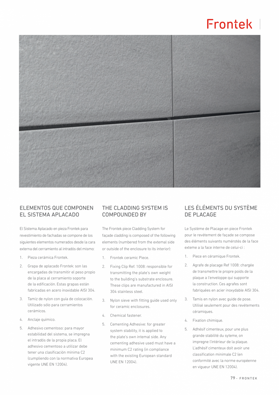 Pagina 80-Catalog produse Frontek Frontek Catalog, brosura Engleza, Franceza, Italiana 
FLOOR

EXTERNAL
FLOOR
...