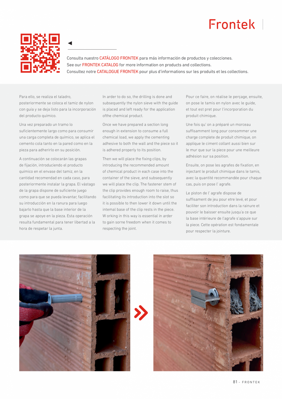 Pagina 82 - Catalog produse Frontek Frontek Catalog, brosura Engleza, Franceza, Italiana e
2 -...