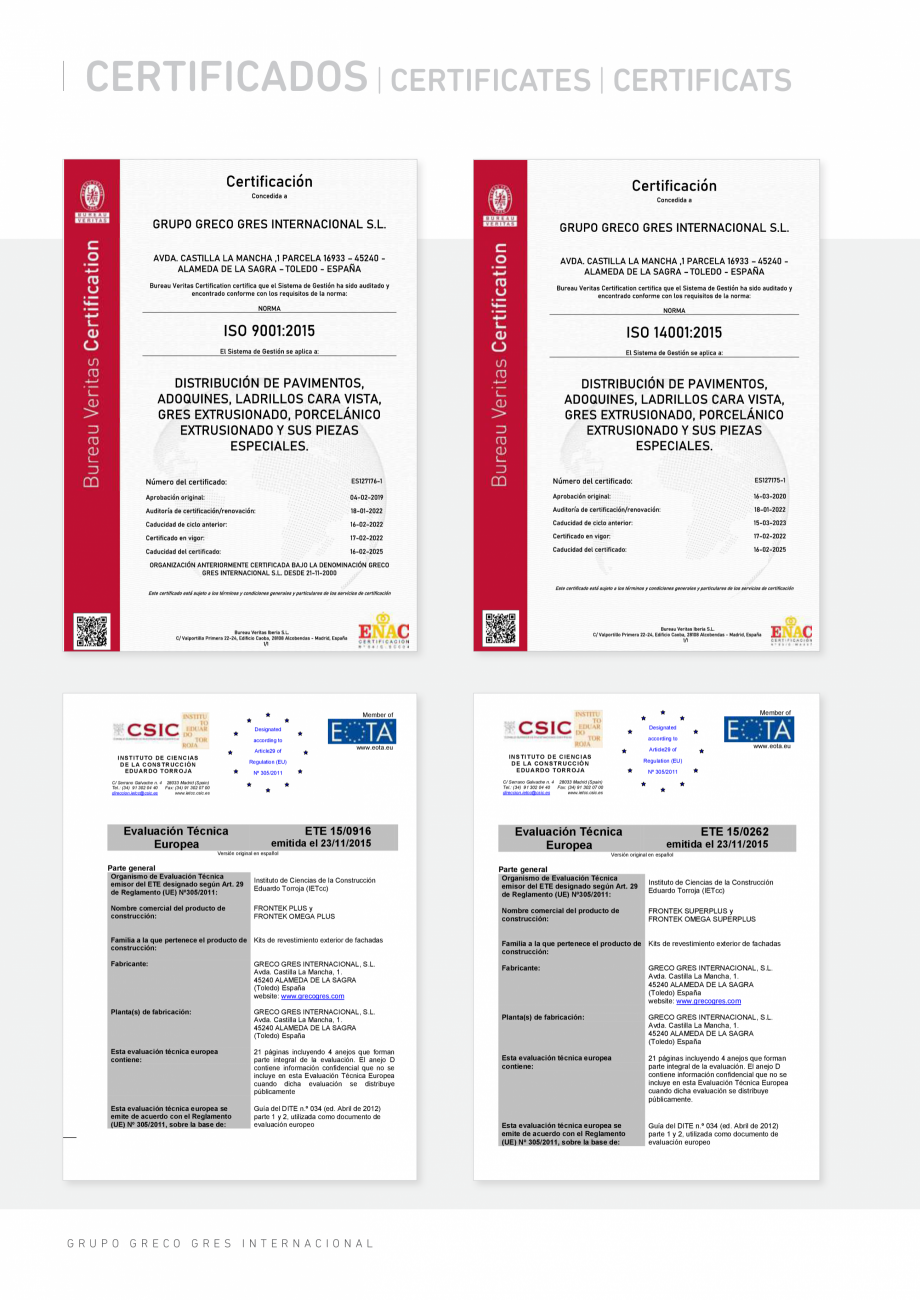 Pagina 99-Catalog produse Frontek Frontek Catalog, brosura Engleza, Franceza, Italiana at final. avec la...