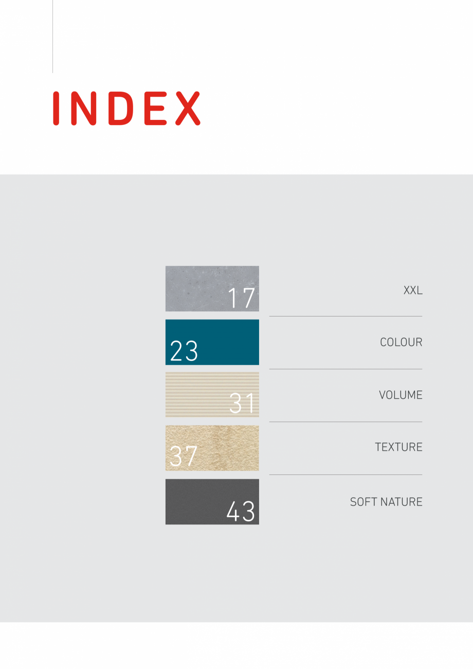 Pagina 14-Catalog - Placi de portelan extrudat Frontek Frontek Catalog, brosura Engleza, Spaniola 
*...