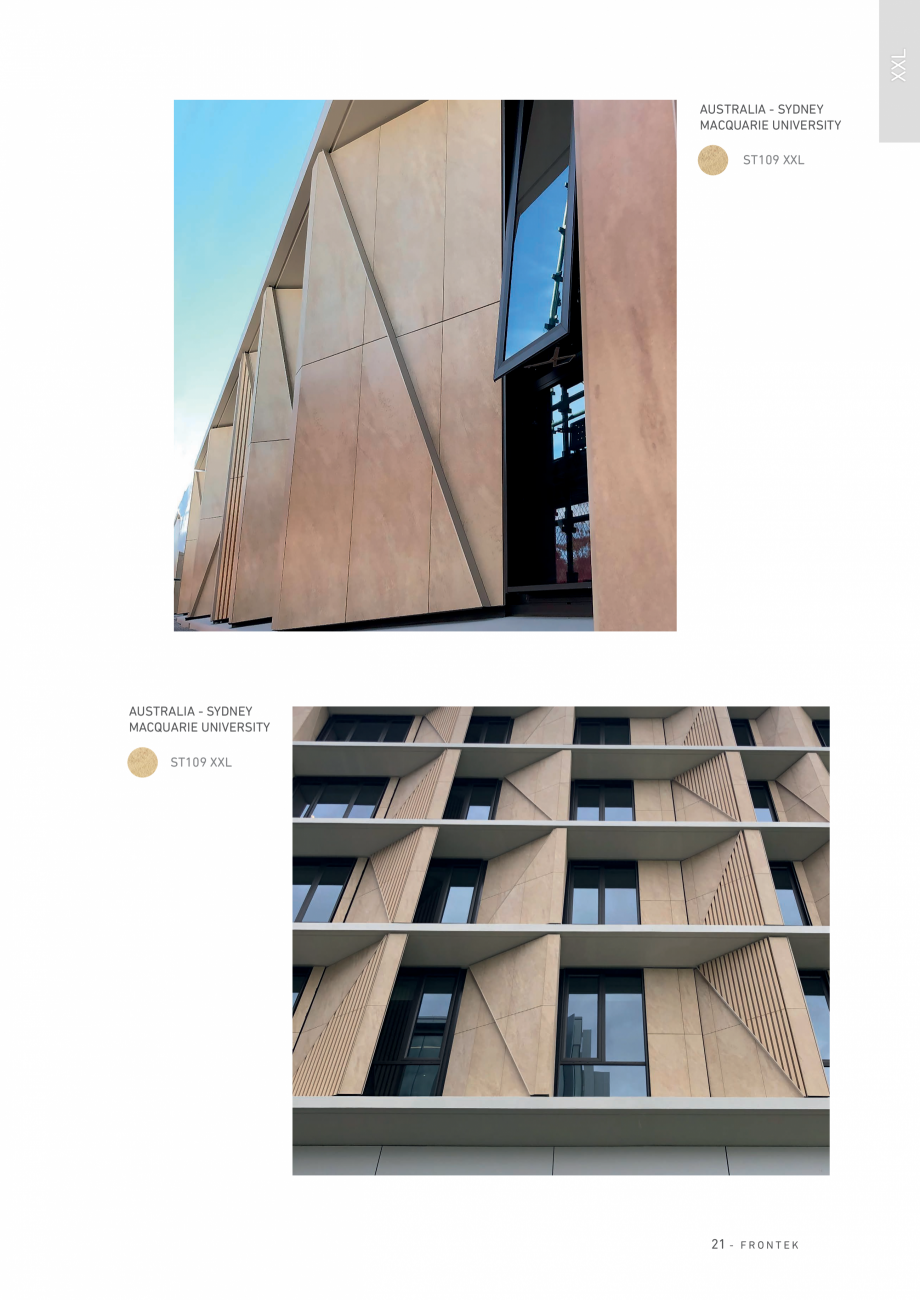 Pagina 22-Catalog - Placi de portelan extrudat Frontek Frontek Catalog, brosura Engleza, Spaniola 104

S105
...