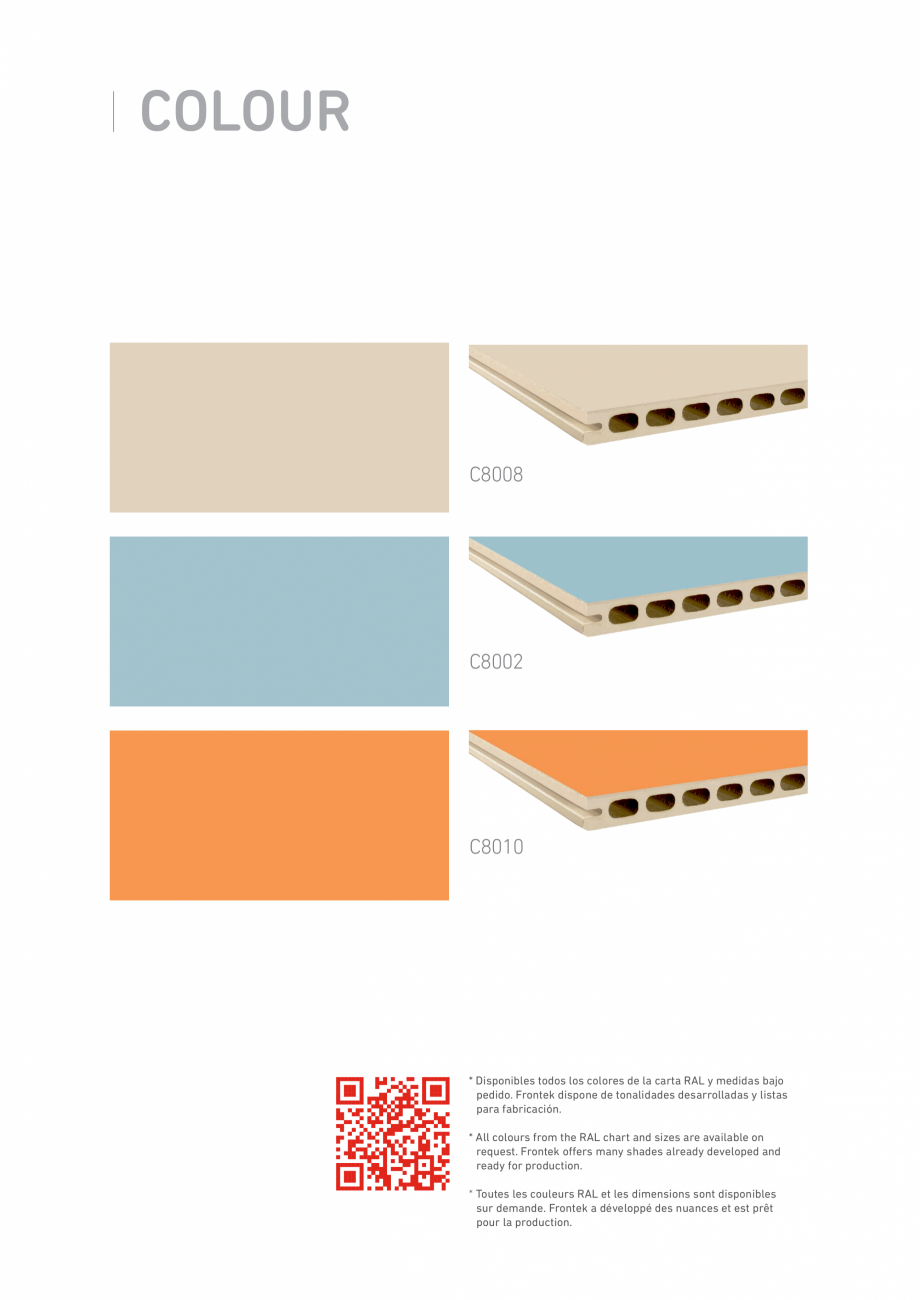 Pagina 25-Catalog - Placi de portelan extrudat Frontek Frontek Catalog, brosura Engleza, Spaniola nde dans...