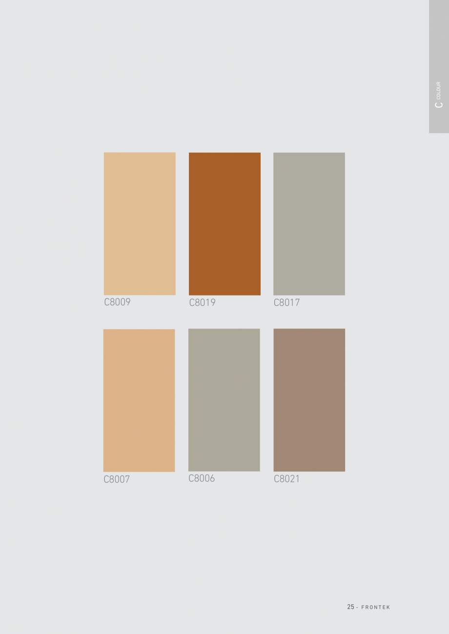 Pagina 26-Catalog - Placi de portelan extrudat Frontek Frontek Catalog, brosura Engleza, Spaniola k offrent de...