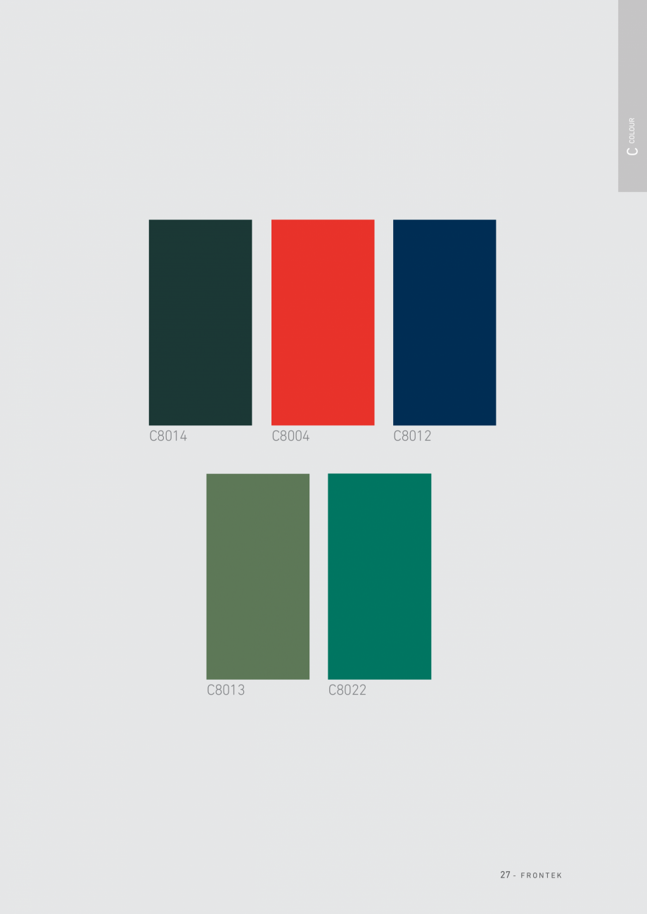 Pagina 28-Catalog - Placi de portelan extrudat Frontek Frontek Catalog, brosura Engleza, Spaniola 
que se...