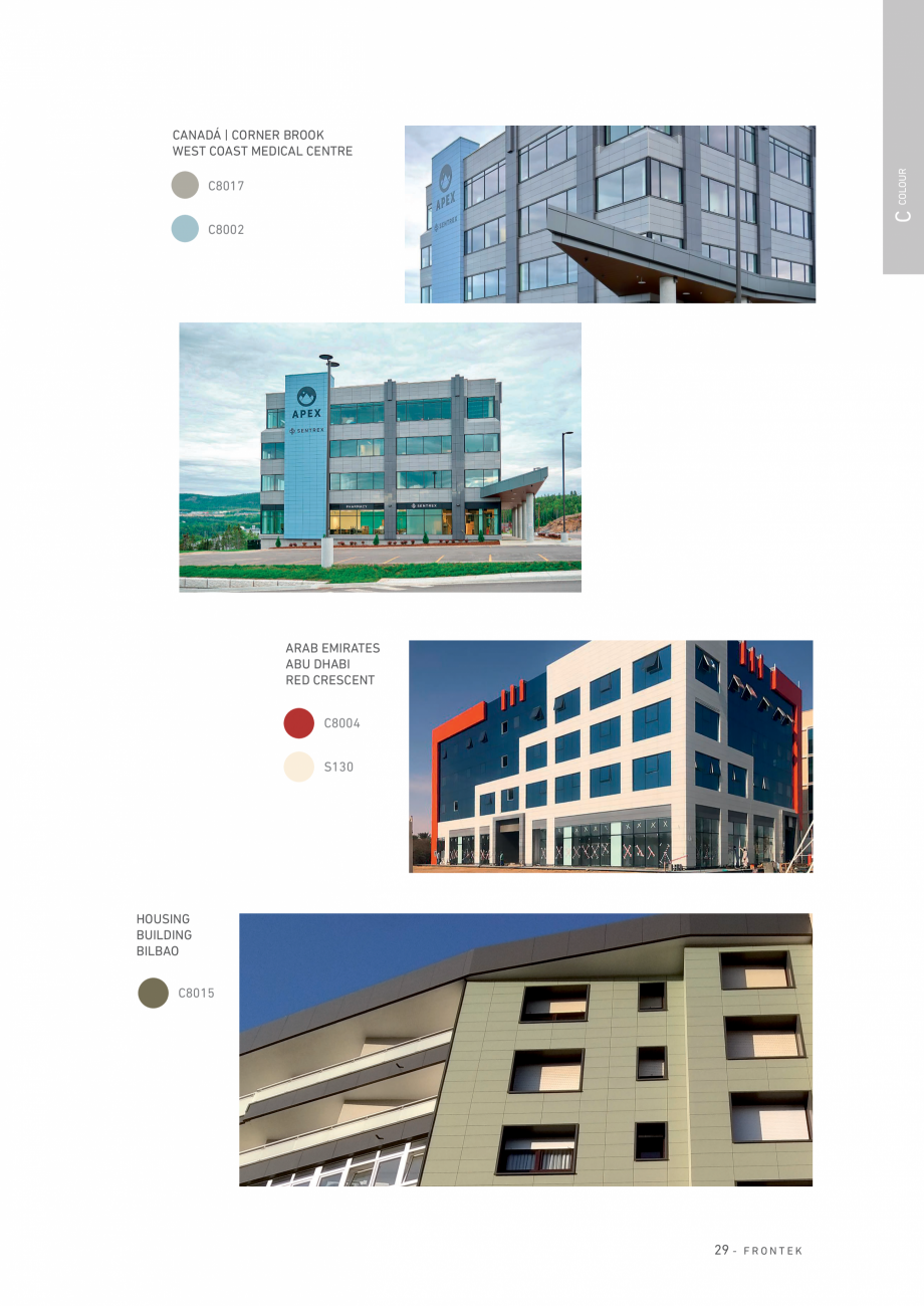 Pagina 30-Catalog - Placi de portelan extrudat Frontek Frontek Catalog, brosura Engleza, Spaniola a gamme...