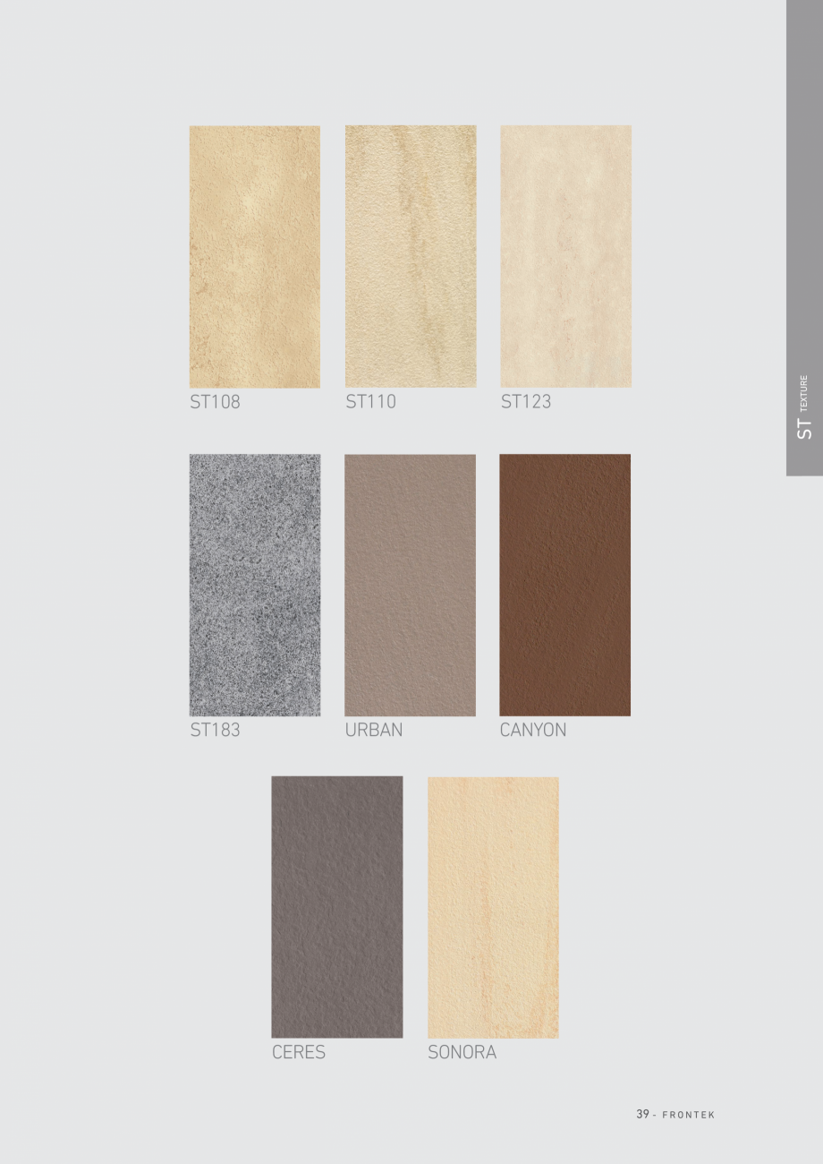 Pagina 40-Catalog - Placi de portelan extrudat Frontek Frontek Catalog, brosura Engleza, Spaniola ess
Proceso ...