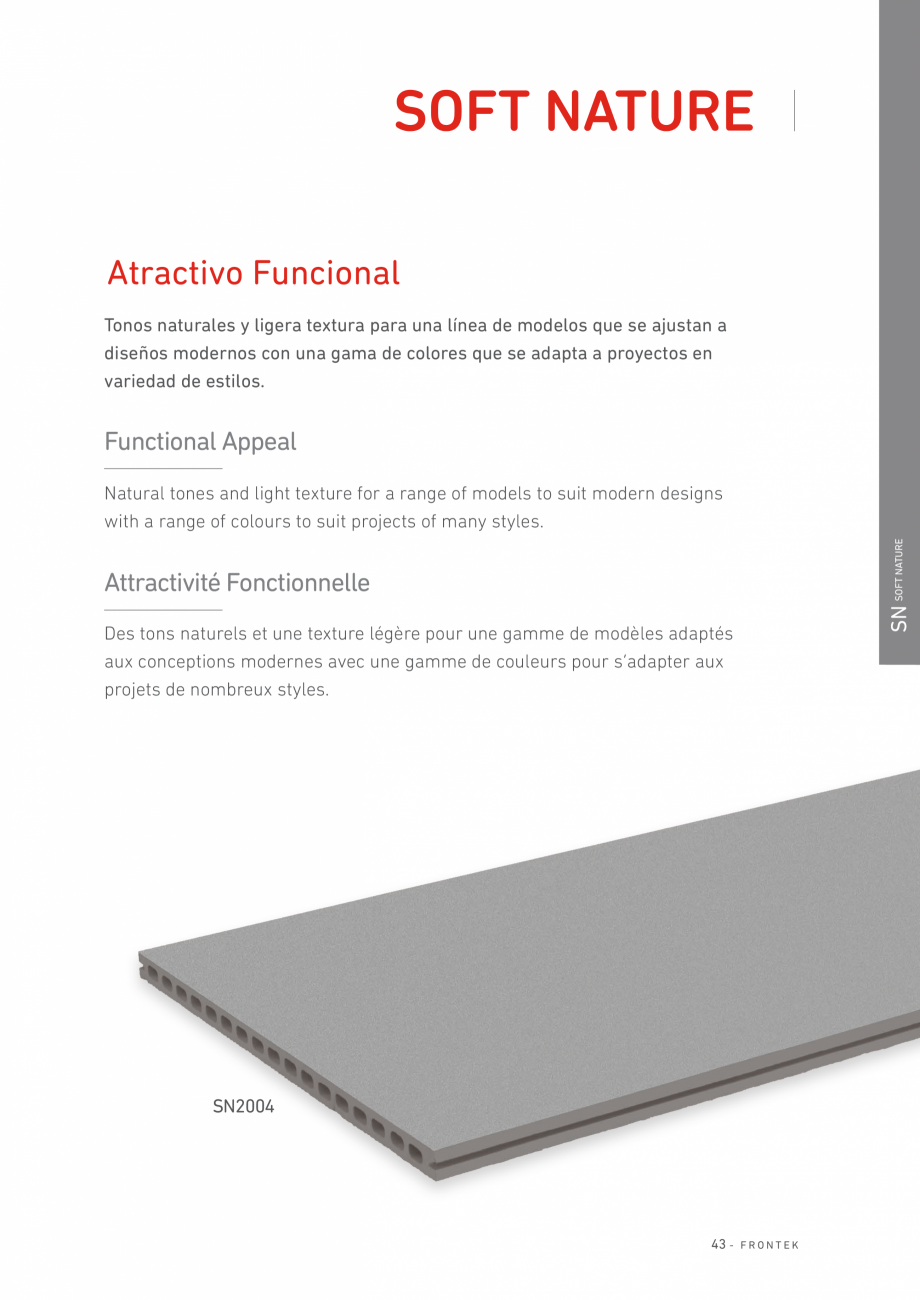 Pagina 44-Catalog - Placi de portelan extrudat Frontek Frontek Catalog, brosura Engleza, Spaniola  this...