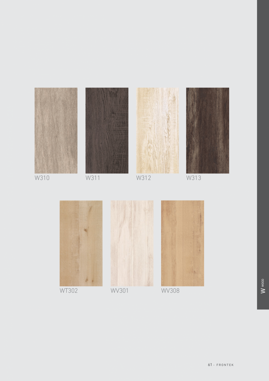 Pagina 62-Catalog - Placi de portelan extrudat Frontek Frontek Catalog, brosura Engleza, Spaniola 