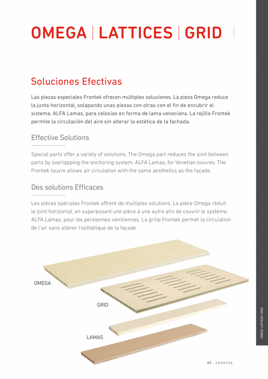 Pagina 66-Catalog - Placi de portelan extrudat Frontek Frontek Catalog, brosura Engleza, Spaniola 